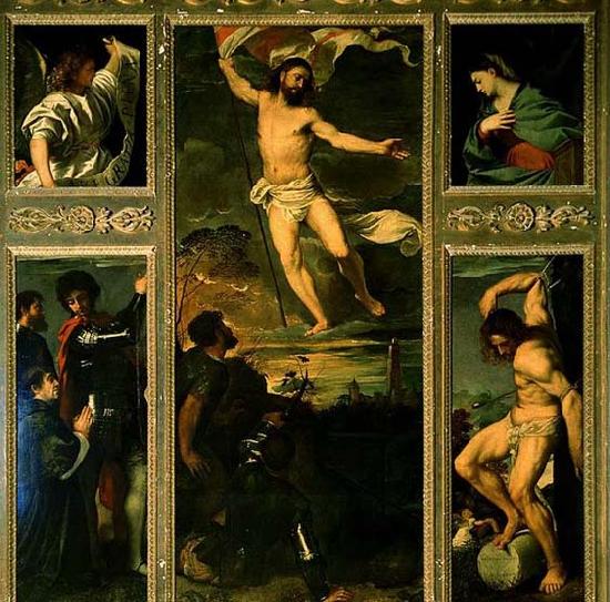 TIZIANO Vecellio Polyptych of the Resurrection oil painting image